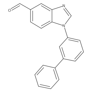 1-(3-Biphenylyl)-5-formylbenzimidazole Structure