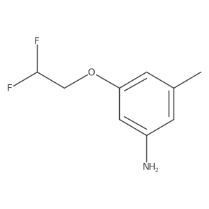 3-(2,2-Difluoroethoxy)-5-methylaniline Structure