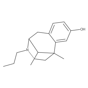 1,2,3,4,5,6-Hexahydro-6,11-dimethyl-3-propyl-2,6-methano-3-benzazocin-8-ol Structure