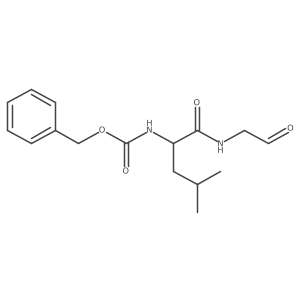 [(S)-3-Methyl-1-(2-oxo-ethylcarbamoyl)-butyl]-carbamic acid benzyl ester结构式