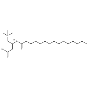 Pentadecanoyl-L-carnitine (chloride)结构式