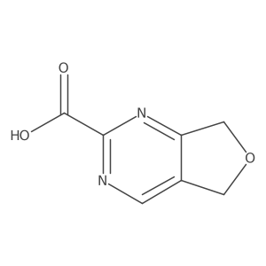 5H,7H-Furo[3,4-d]pyrimidine-2-carboxylic acid Structure
