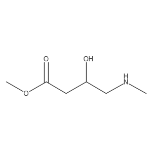 Methyl 3-hydroxy-4-(methylamino)butanoate Structure