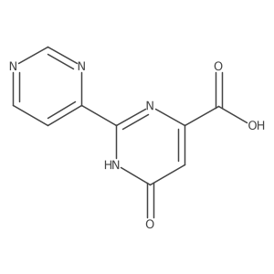 6-Oxo-2-(pyrimidin-4-yl)-3,6-dihydropyrimidine-4-carboxylic acid Structure