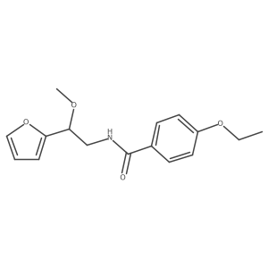 4-ethoxy-N-[2-(furan-2-yl)-2-methoxyethyl]benzamide结构式