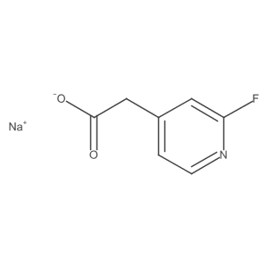 Sodium 2-(2-fluoropyridin-4-yl)acetate Structure