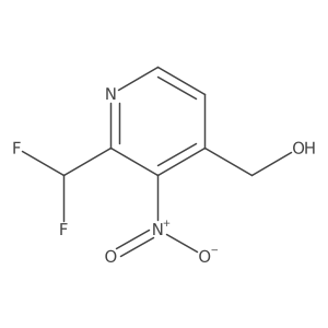 2-(Difluoromethyl)-3-nitropyridine-4-methanol Structure