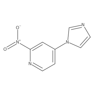 4-(1H-Imidazol-1-yl)-2-nitropyridine Structure