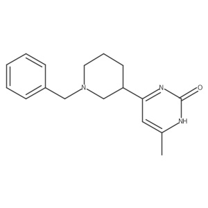 4-(1-Benzylpiperidin-3-yl)-6-methylpyrimidin-2-ol结构式