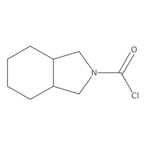 (3Ar,7as)-octahydro-1h-isoindole-2-carbonyl chloride结构式