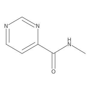 N-methylpyrimidine-4-carboxamide结构式