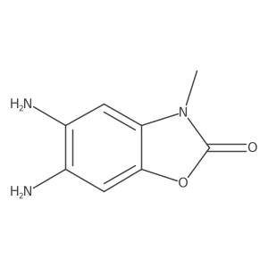 5,6-Diamino-3-methyl-2,3-dihydro-1,3-benzoxazol-2-one Structure