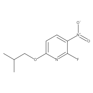 2-Fluoro-6-(2-methylpropoxy)-3-nitropyridine Structure