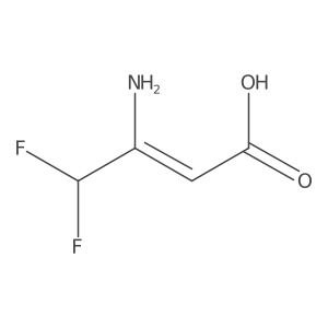 3-Amino-4,4-difluorobut-2-enoic acid Structure