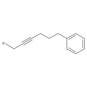 (6-Bromo-4-hexyn-1-yl)benzene Structure