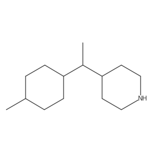 4-[1-(4-Methylcyclohexyl)ethyl]piperidine Structure