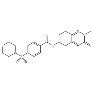 N-(2-methyl-3-oxo-2,3,5,6,7,8-hexahydrocinnolin-6-yl)-4-(morpholinosulfonyl)benzamide Structure