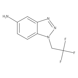 1-(2,2,2-trifluoroethyl)-1H-1,2,3-benzotriazol-5-amine Structure