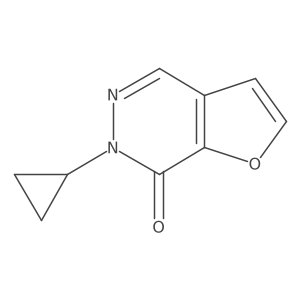 6-Cyclopropyl-6H,7H-furo[2,3-d]pyridazin-7-one Structure