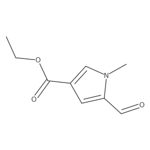 ethyl 5-formyl-1-methyl-1H-pyrrole-3-carboxylate结构式