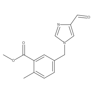 methyl 5-[(4-formyl-1H-imidazol-1-yl)methyl]-2-methylbenzoate Structure