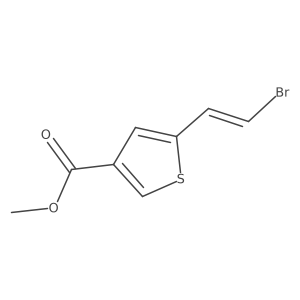 Methyl 5-(2-bromoethenyl)thiophene-3-carboxylate Structure
