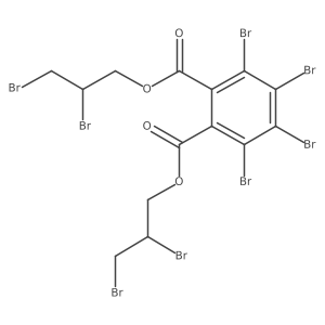 Bis(2,3-dibromopropyl) 3,4,5,6-tetrabromobenzene-1,2-dicarboxylate Structure