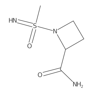 1-[Imino(methyl)oxo-lambda6-sulfanyl]azetidine-2-carboxamide Structure
