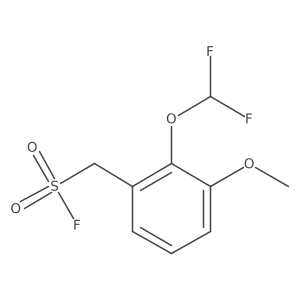 [2-(Difluoromethoxy)-3-methoxyphenyl]methanesulfonyl fluoride Structure