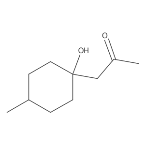 1-(1-Hydroxy-4-methylcyclohexyl)propan-2-one Structure