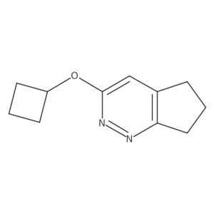 3-cyclobutoxy-5H,6H,7H-cyclopenta[c]pyridazine Structure