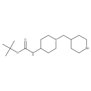 4-(t-Butoxycarbonylamino)-1-(4-piperidinylmethyl)piperidine Structure