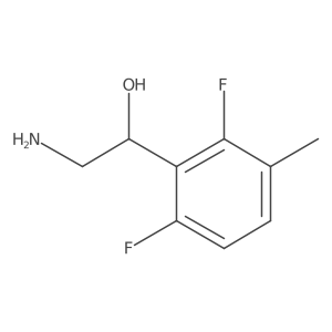 (1R)-2-amino-1-(2,6-difluoro-3-methylphenyl)ethan-1-ol Structure