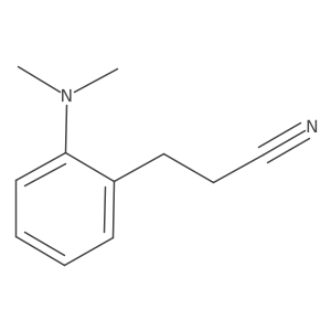 3-[2-(Dimethylamino)phenyl]propanenitrile结构式