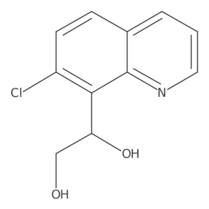 1-(7-Chloroquinolin-8-yl)ethane-1,2-diol Structure