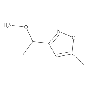 O-[1-(5-methyl-1,2-oxazol-3-yl)ethyl]hydroxylamine结构式