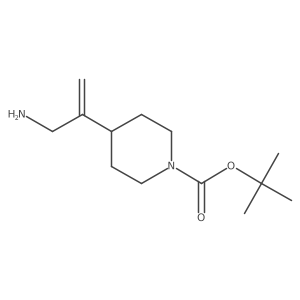 Tert-butyl 4-(3-aminoprop-1-en-2-yl)piperidine-1-carboxylate Structure
