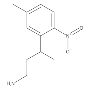 3-(5-Methyl-2-nitrophenyl)butan-1-amine Structure