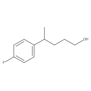 4-(4-Fluorophenyl)pentan-1-ol Structure