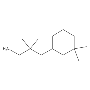 3-(3,3-Dimethylcyclohexyl)-2,2-dimethylpropan-1-amine Structure