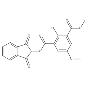 1-(1,3-dioxo-2,3-dihydro-1H-isoindol-2-yl) 3-methyl 2-chloro-5-methoxybenzene-1,3-dicarboxylate结构式