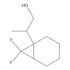 2-(7,7-Difluoro-1-bicyclo[4.1.0]heptanyl)propan-1-ol Structure
