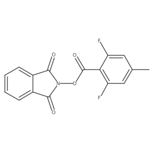1,3-dioxo-2,3-dihydro-1H-isoindol-2-yl 2,6-difluoro-4-methylbenzoate结构式