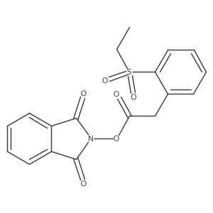 1,3-dioxo-2,3-dihydro-1H-isoindol-2-yl 2-[2-(ethanesulfonyl)phenyl]acetate Structure