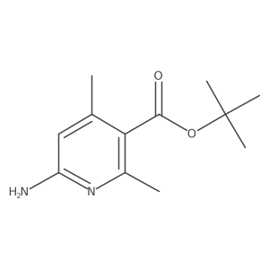 Tert-butyl 6-amino-2,4-dimethylpyridine-3-carboxylate Structure