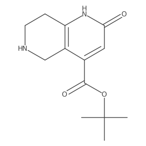 Tert-butyl 2-hydroxy-5,6,7,8-tetrahydro-1,6-naphthyridine-4-carboxylate Structure