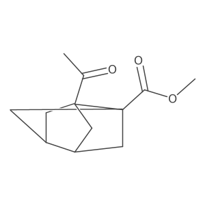 Methyl 5-acetyltricyclo[3.3.0.0,3,7]octane-1-carboxylate Structure