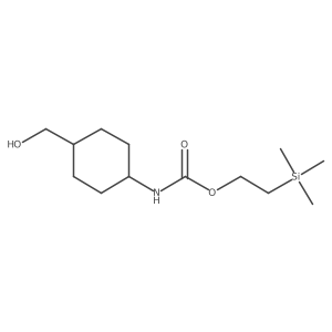 2-(Trimethylsilyl)ethyl ((1r,4r)-4-(hydroxymethyl)cyclohexyl)carbamate Structure