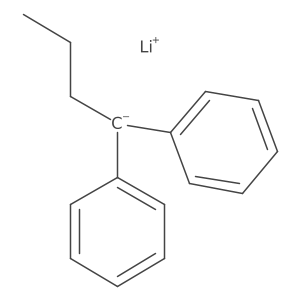 (1,1-Diphenylbutyl)lithium Structure