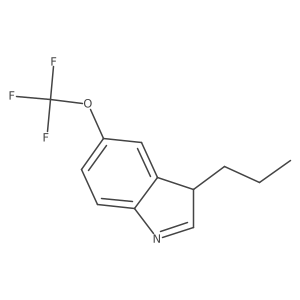3-propyl-5-(trifluoromethoxy)-3H-indole结构式